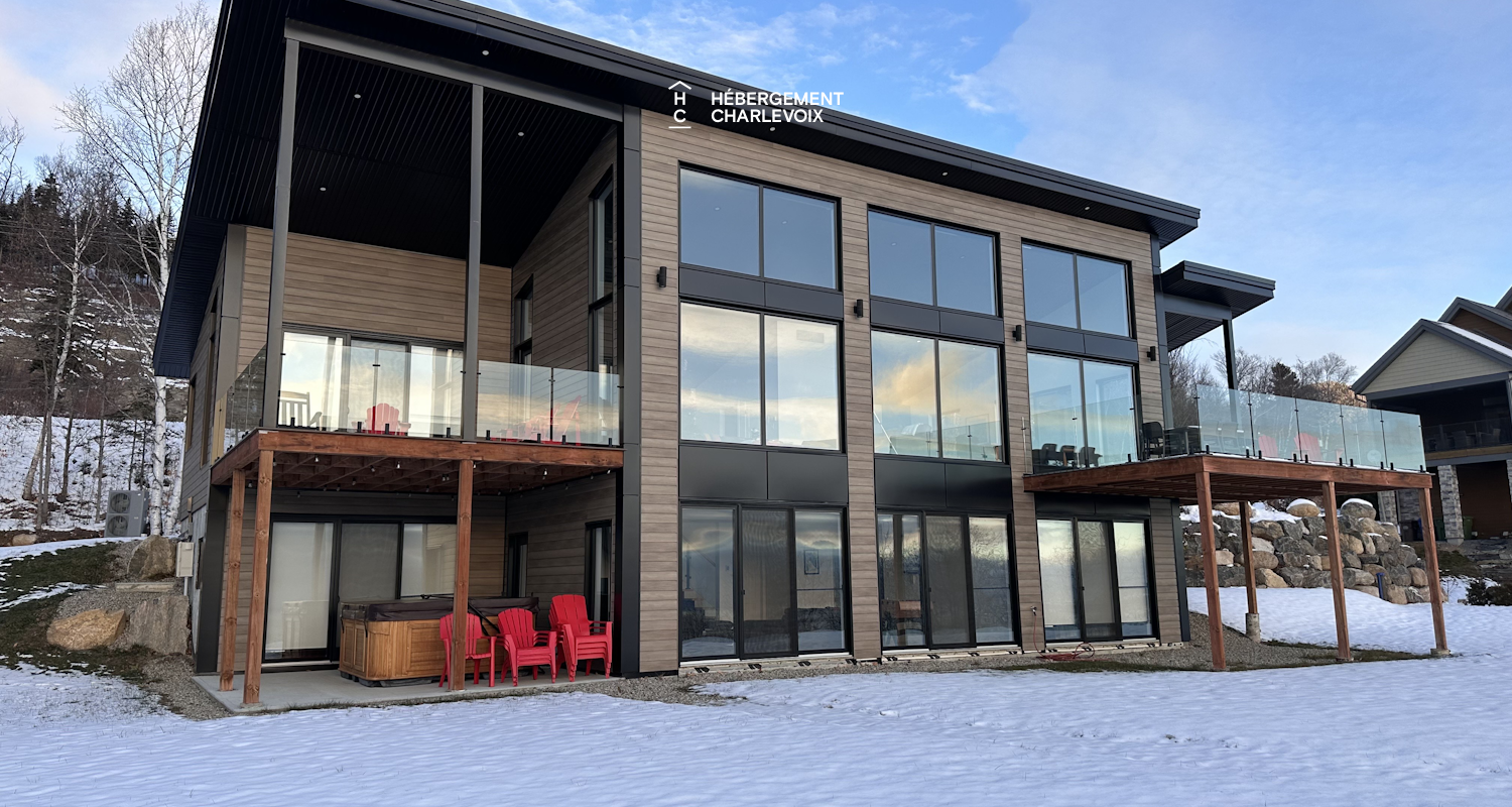 SHA-41 - Magnifique chalet NEUF, moderne avec vue spectaculaire